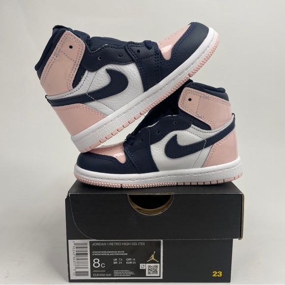 Nike Air Jordan 1 Retro High WMNS TD “Bubblegum/Atmosphere” 2023 - Picture 3 of 4